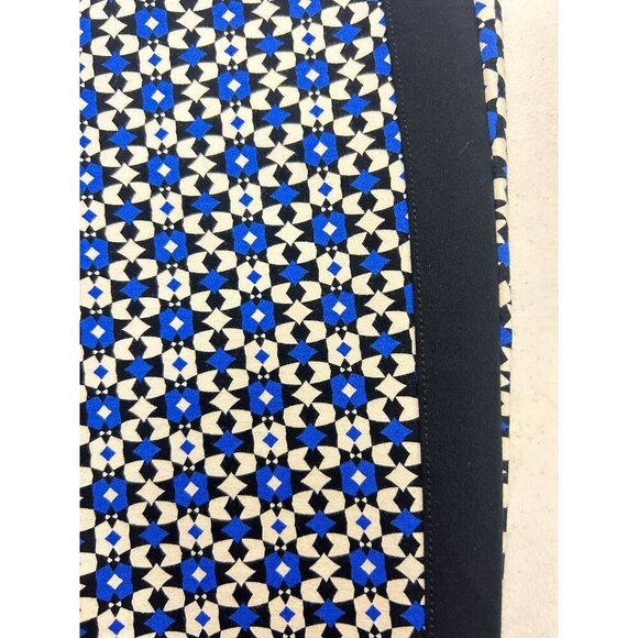 Anthropologie Maeve Pull-On Bootcut Pants Blue Motif Size XS - Picture 10 of 10